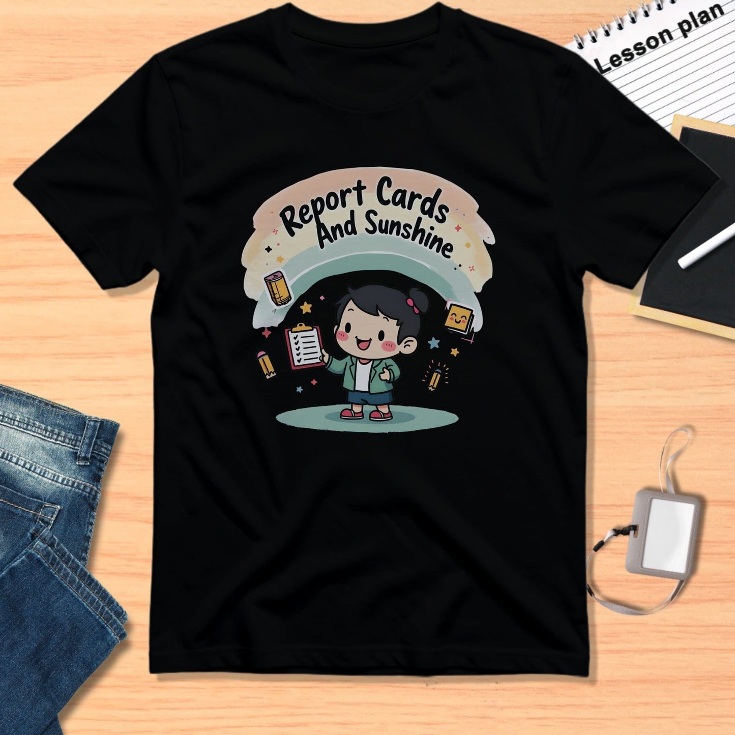Report Cards And Sunshine Cute Shirt for Kids