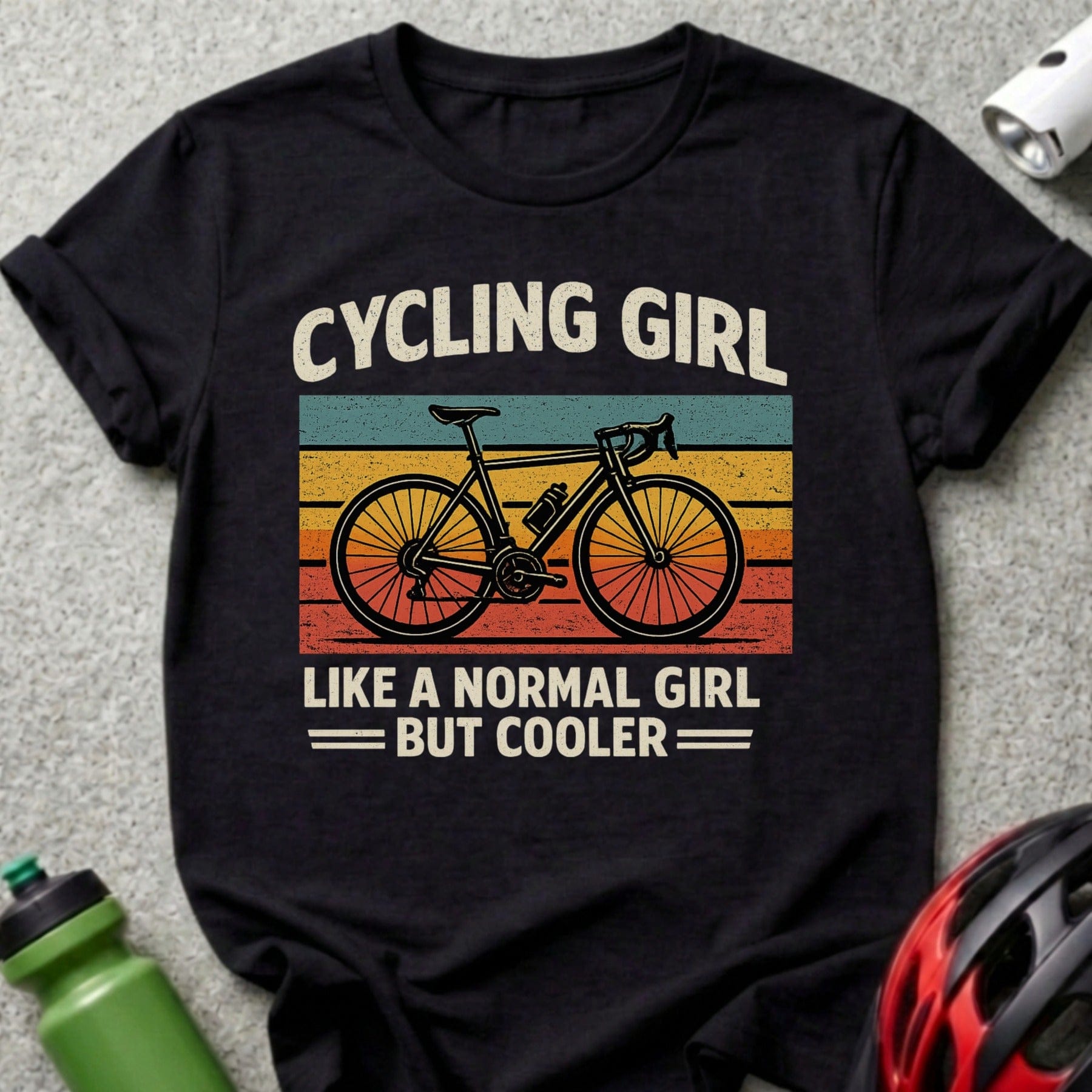 Cycling Girl Like A Normal Girl But Cooler T-Shirt