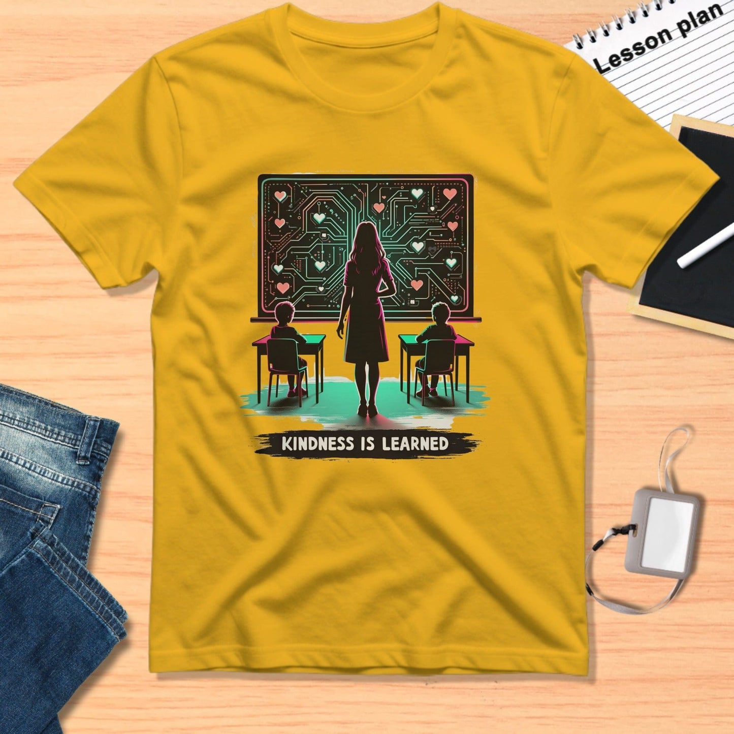 Kindness Is Learned Teaching Circuit Board T-Shirt
