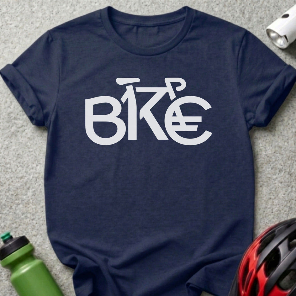 Creative Bike Graphic Design Tee for Cycling Enthusiasts