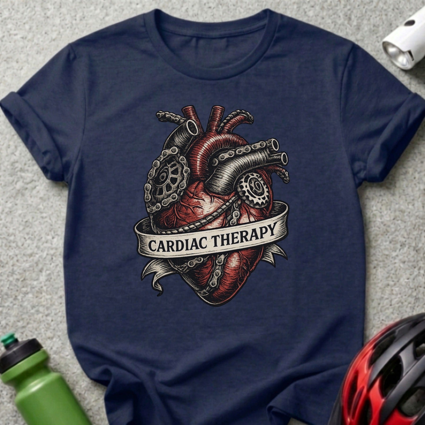 Unique Cardiac Therapy Heart Design T-Shirt