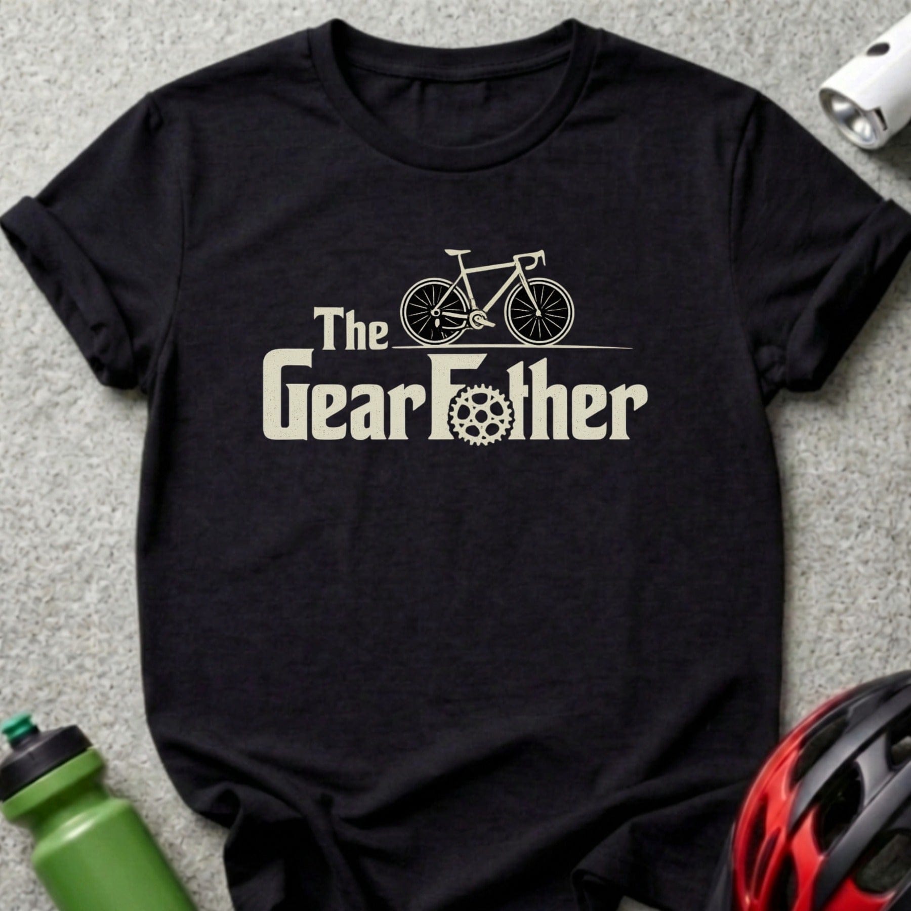 The Gear Father Bicycle Themed T-shirt for Cyclists