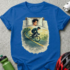 Cycling Journey Graphic Print Short Sleeve Shirt