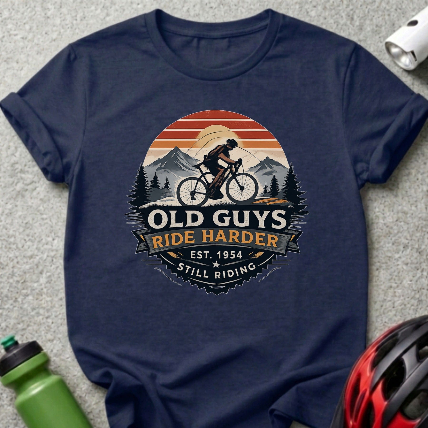 Old Guys Ride Harder Still Riding Cycling Shirt