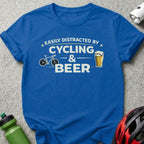 Easily Distracted By Cycling & Beer T-shirt