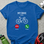 My Bike Mobile Decline and Accept Call T-shirt