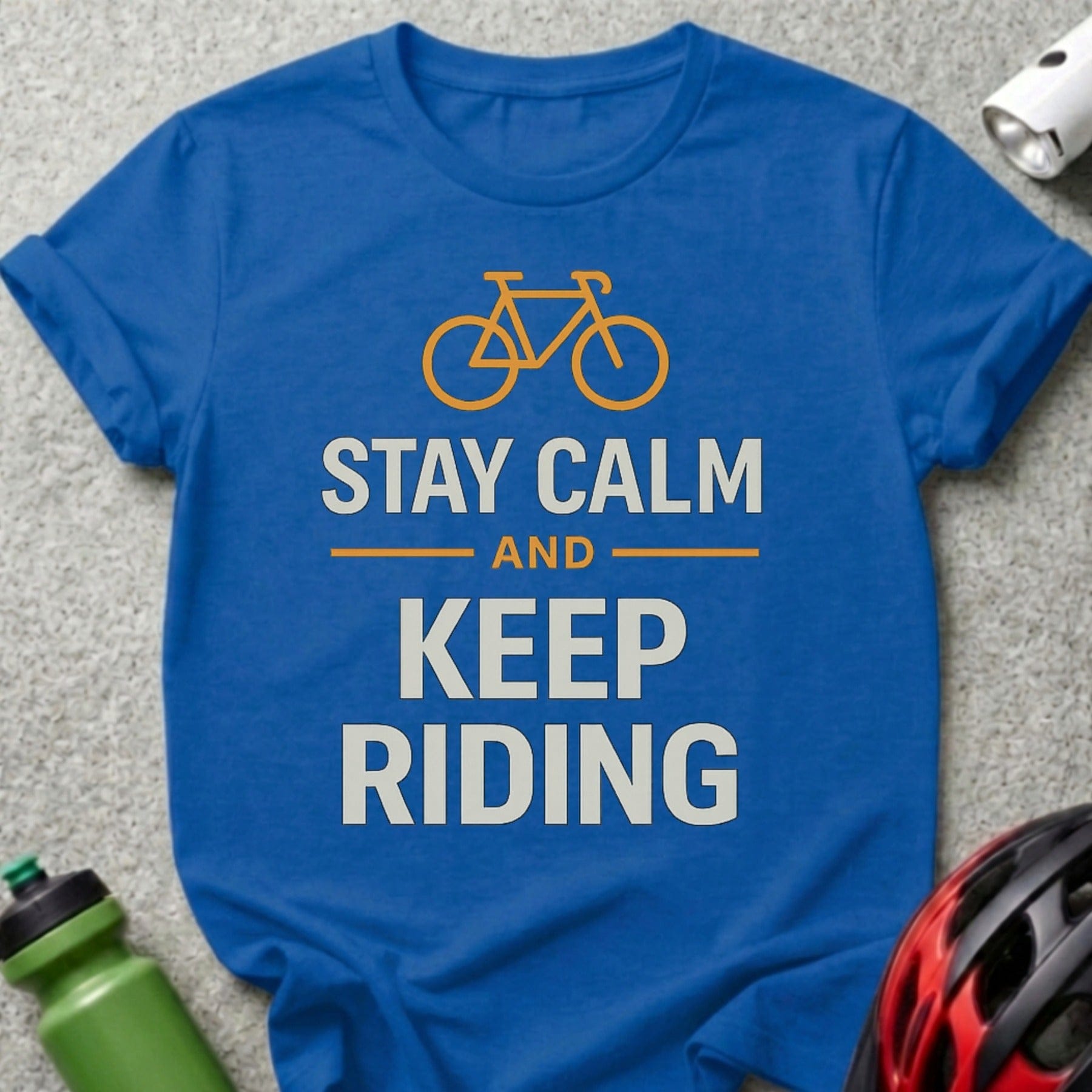 Stay Calm And Keep Riding Bike T-Shirt