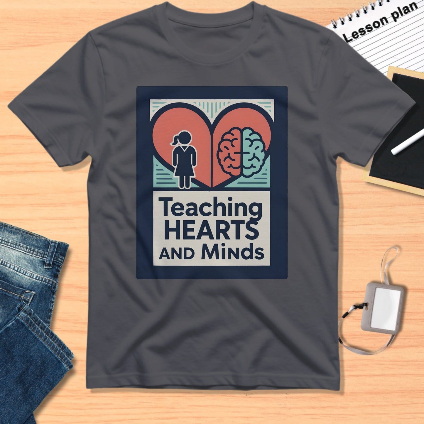 Teaching Hearts and Minds Graphic T-shirt