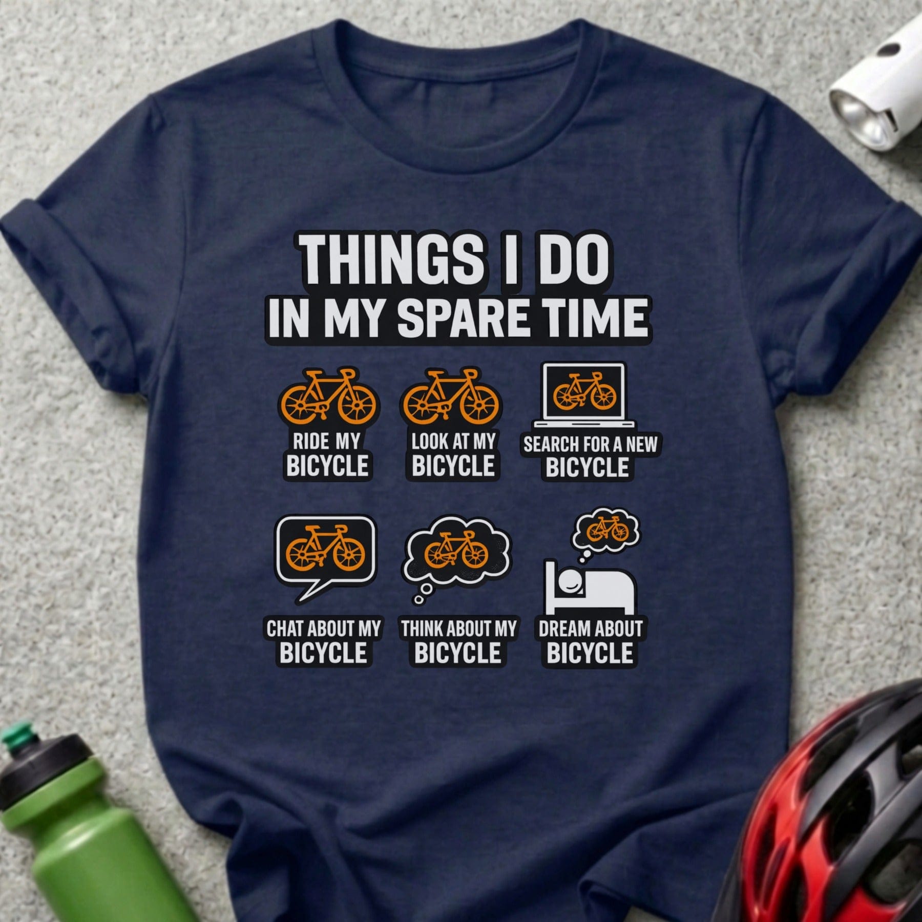 Things I Do In My Spare Time Bicycle Lover Shirt