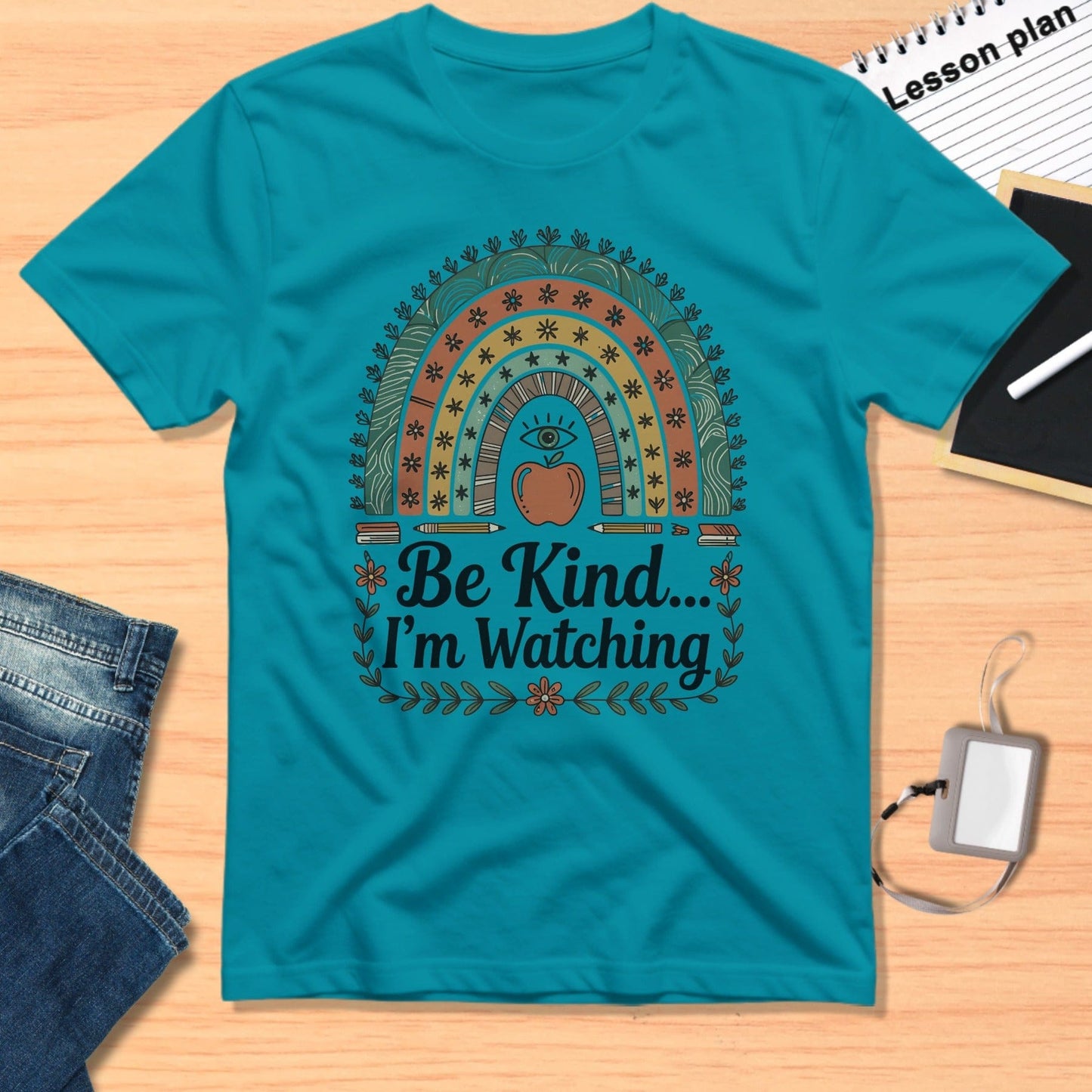 Be Kind I'm Watching Graphic Tee Shirt Product