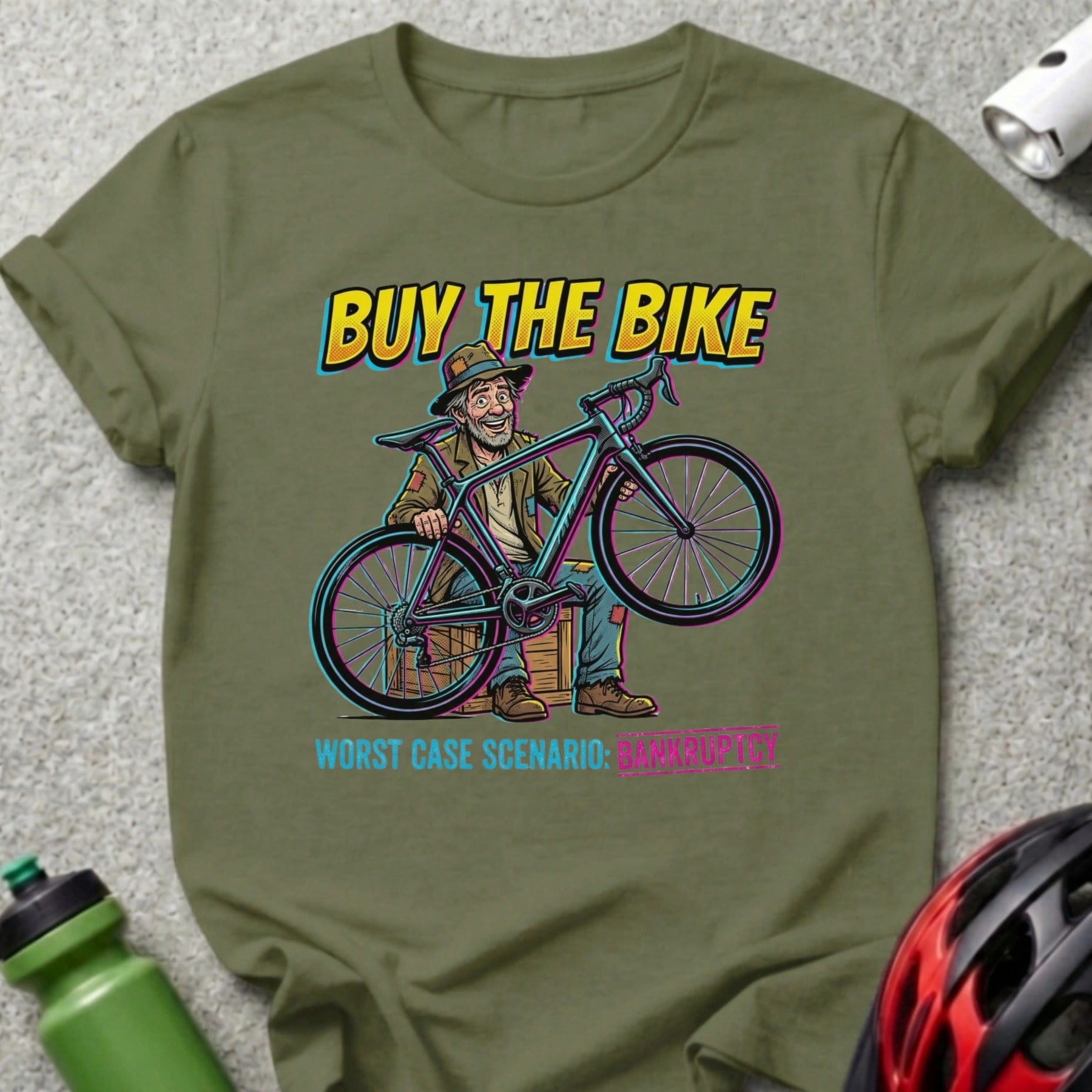 Buy The Bike Worst Case Scenario Bankruptcy Shirt