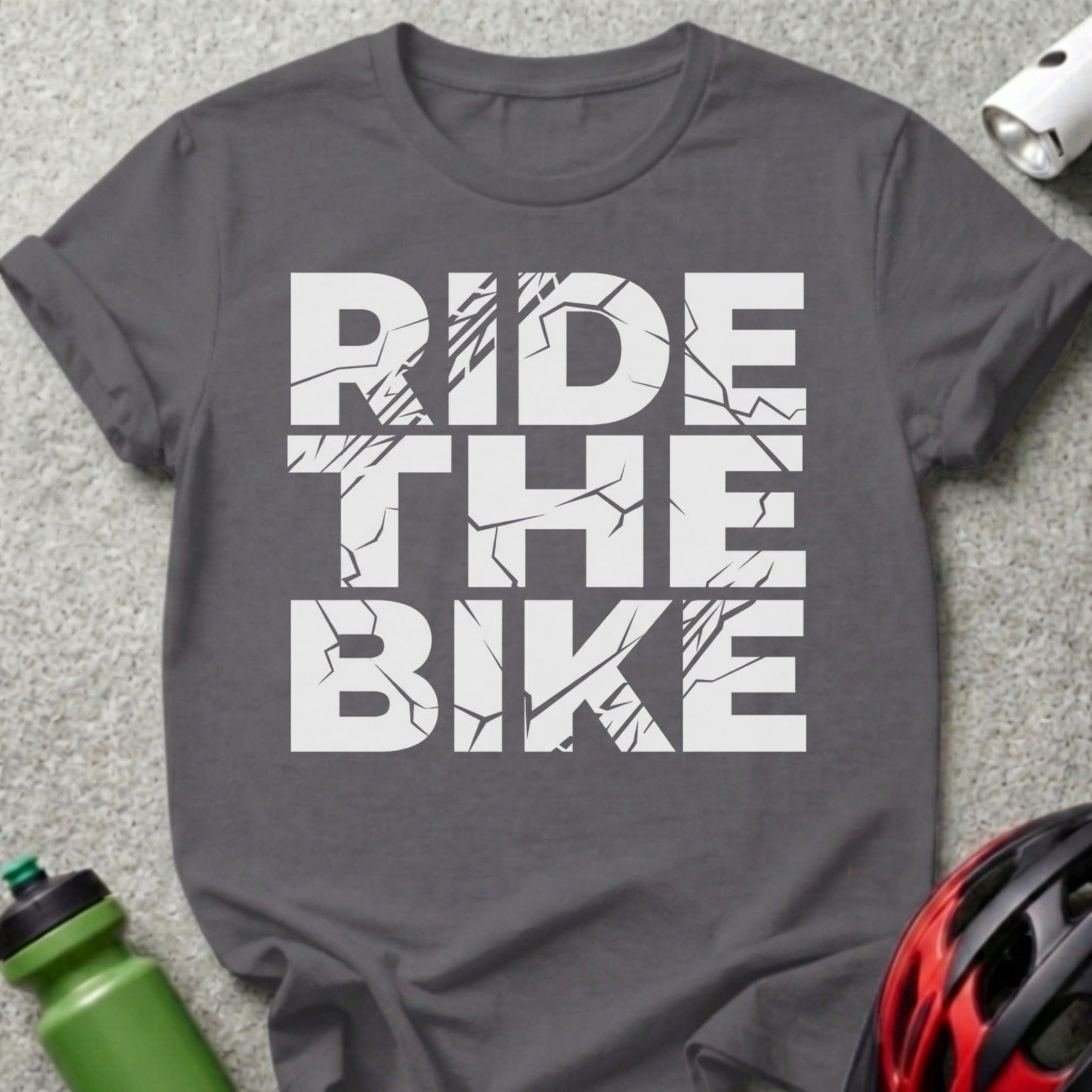 Ride The Bike Graphic Cyclist T-shirt