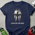 Love on the Bike Graphic Biker T-Shirt