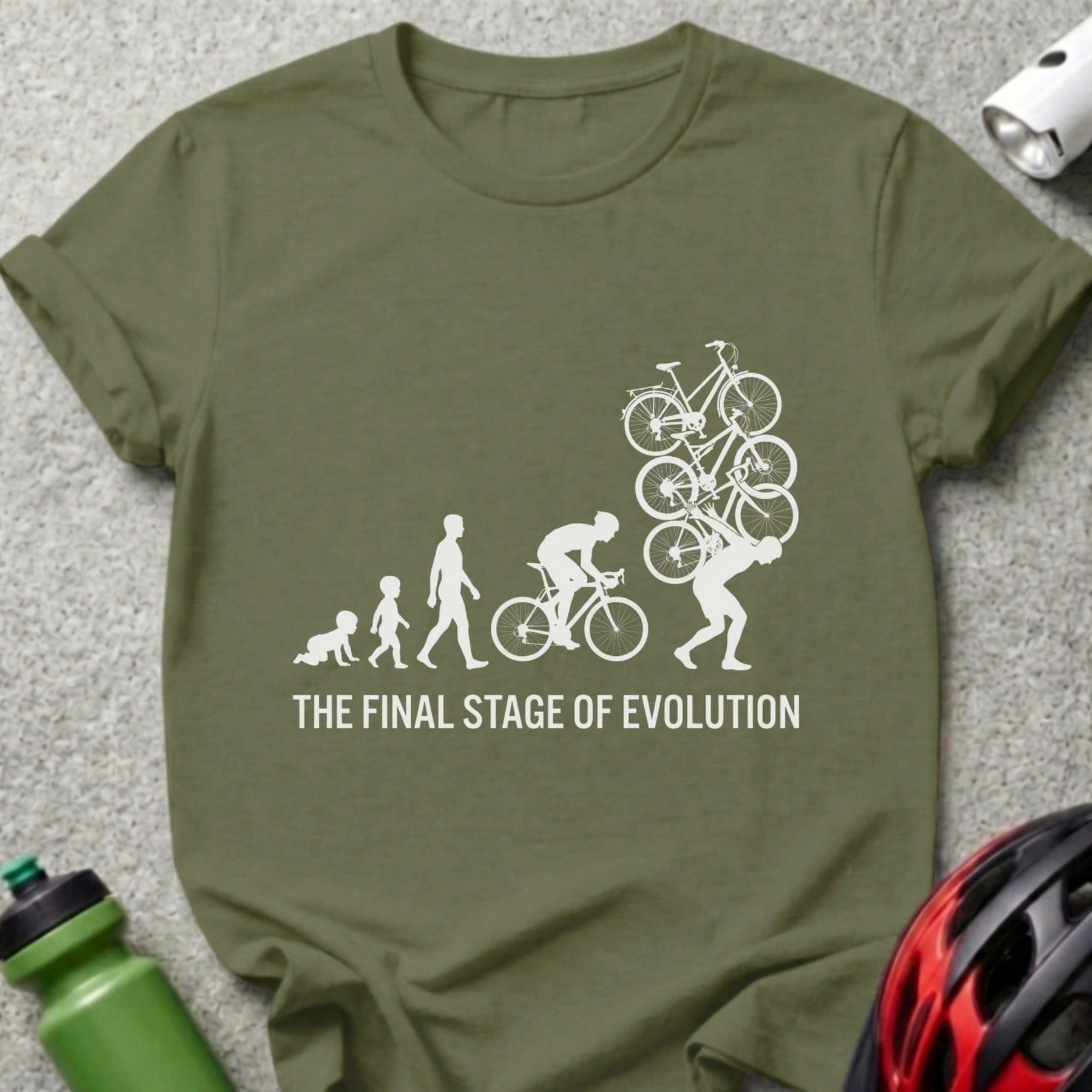 The Final Stage Of Evolution Bicycle T-Shirt