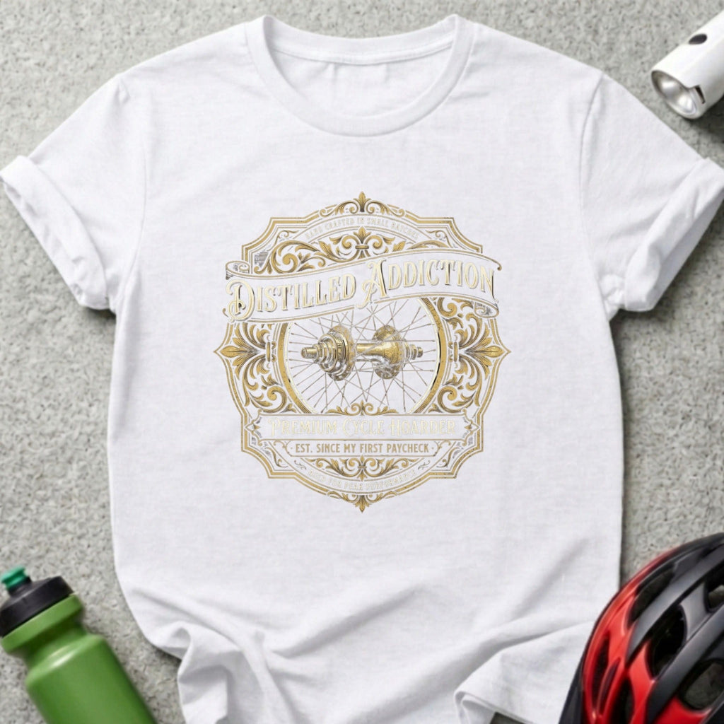 Distilled Addiction Premium Cycle Hoarder T-Shirt