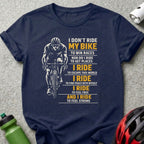 I Ride My Bike To Escape World Find Peace With Myself product type