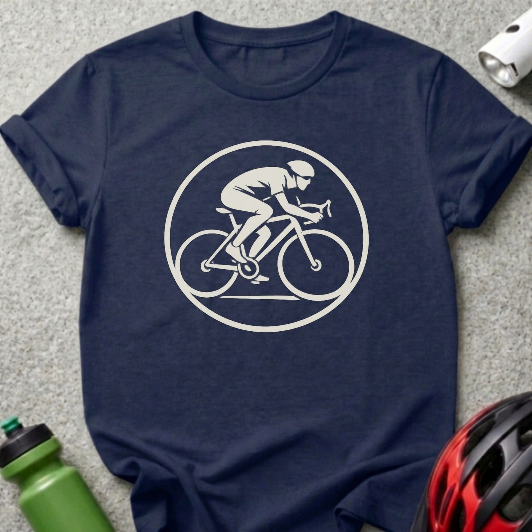 Cyclist Graphic T-Shirt Perfect for Bike Enthusiasts