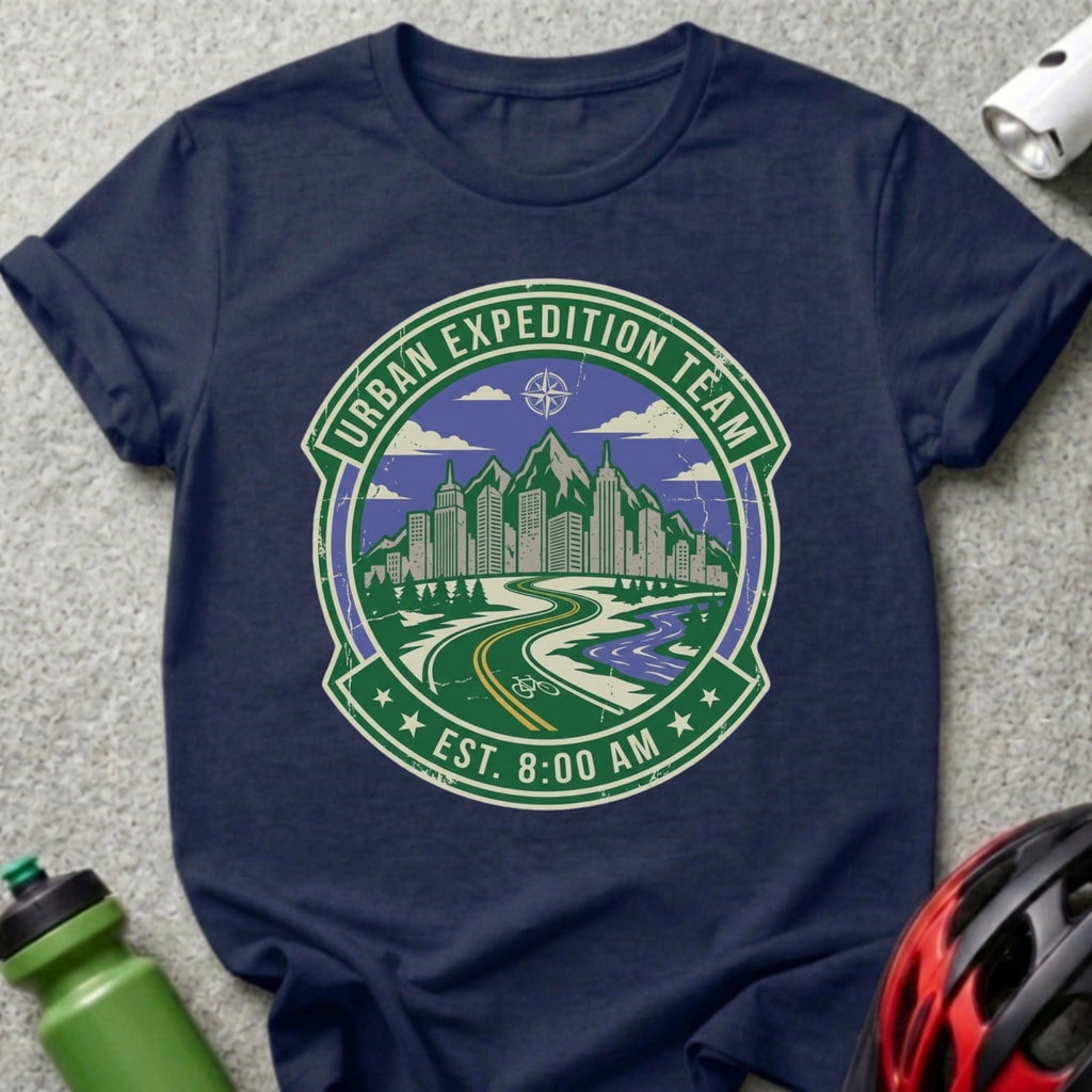 Urban Expedition Team Est. 8:00 AM Graphic T-shirt