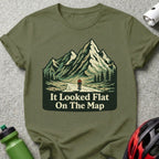 It Looked Flat On The Map Graphic T-shirt