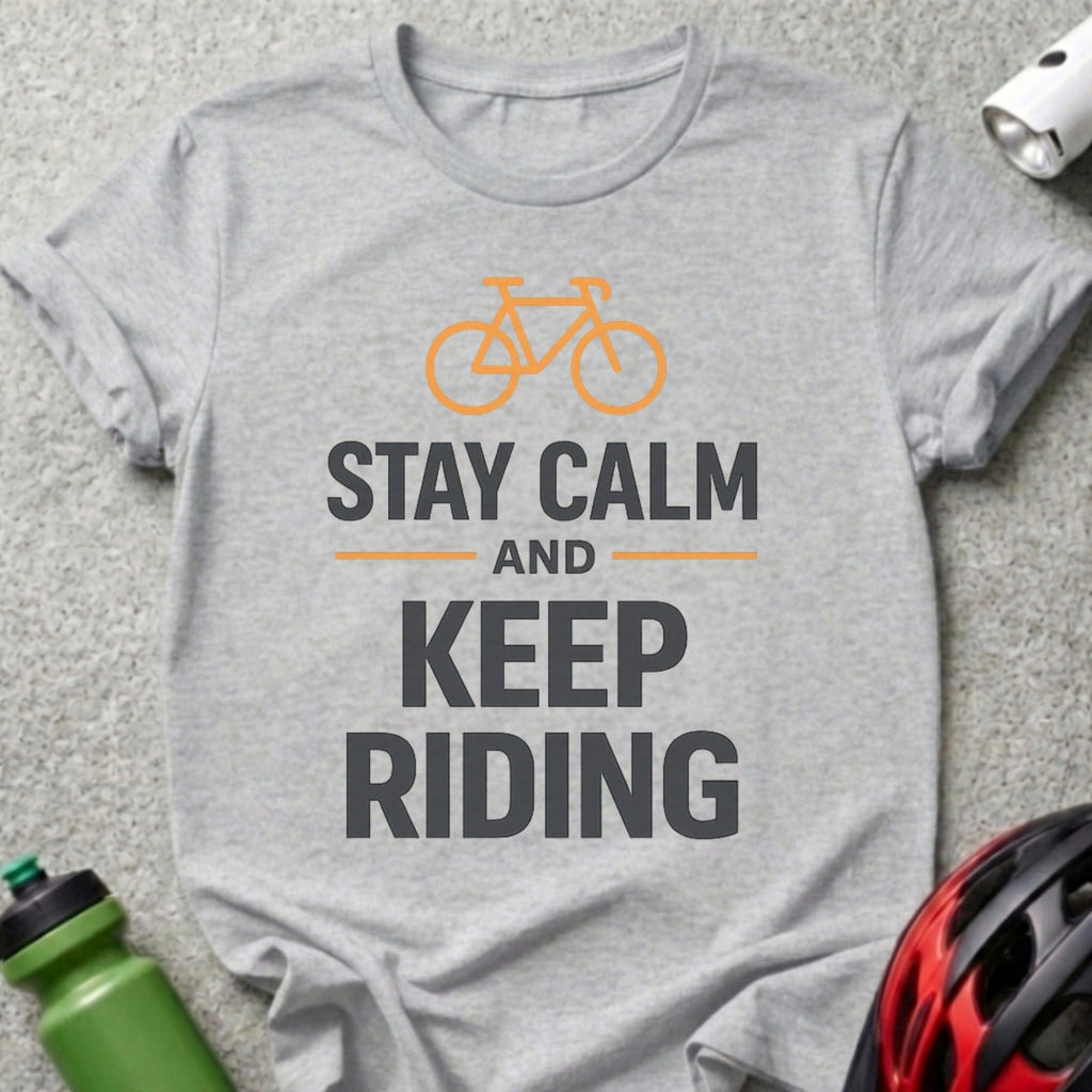 Stay Calm And Keep Riding Bicycle Shirt