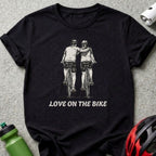 Love On The Bike Graphic T-Shirt Casual Top