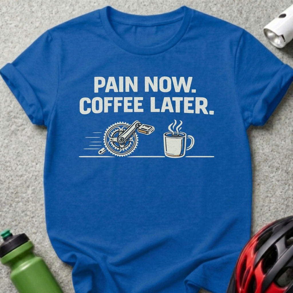 Blue Pain Now Coffee Later Bicycle Mug product type