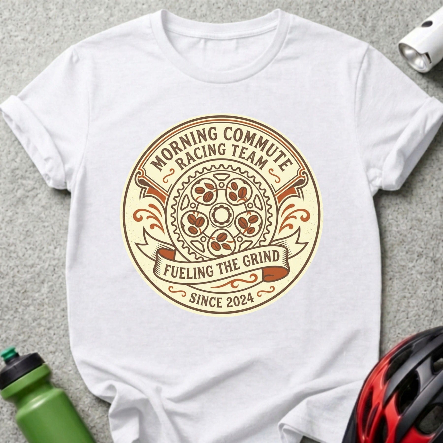 Morning Commute Racing Team Fueling The Grind T-shirt
