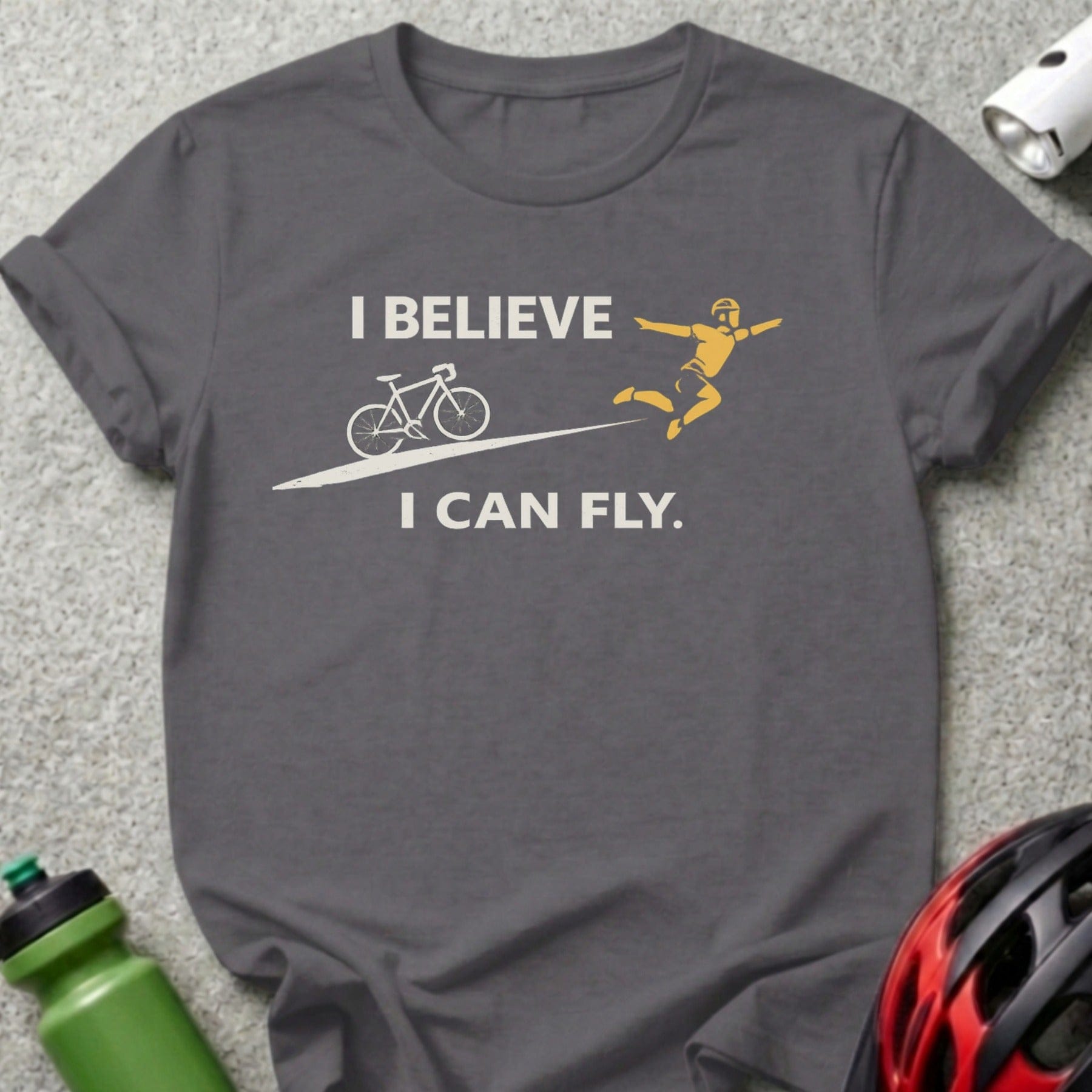 I Believe I Can Fly Cycling T-shirt Casual Tee
