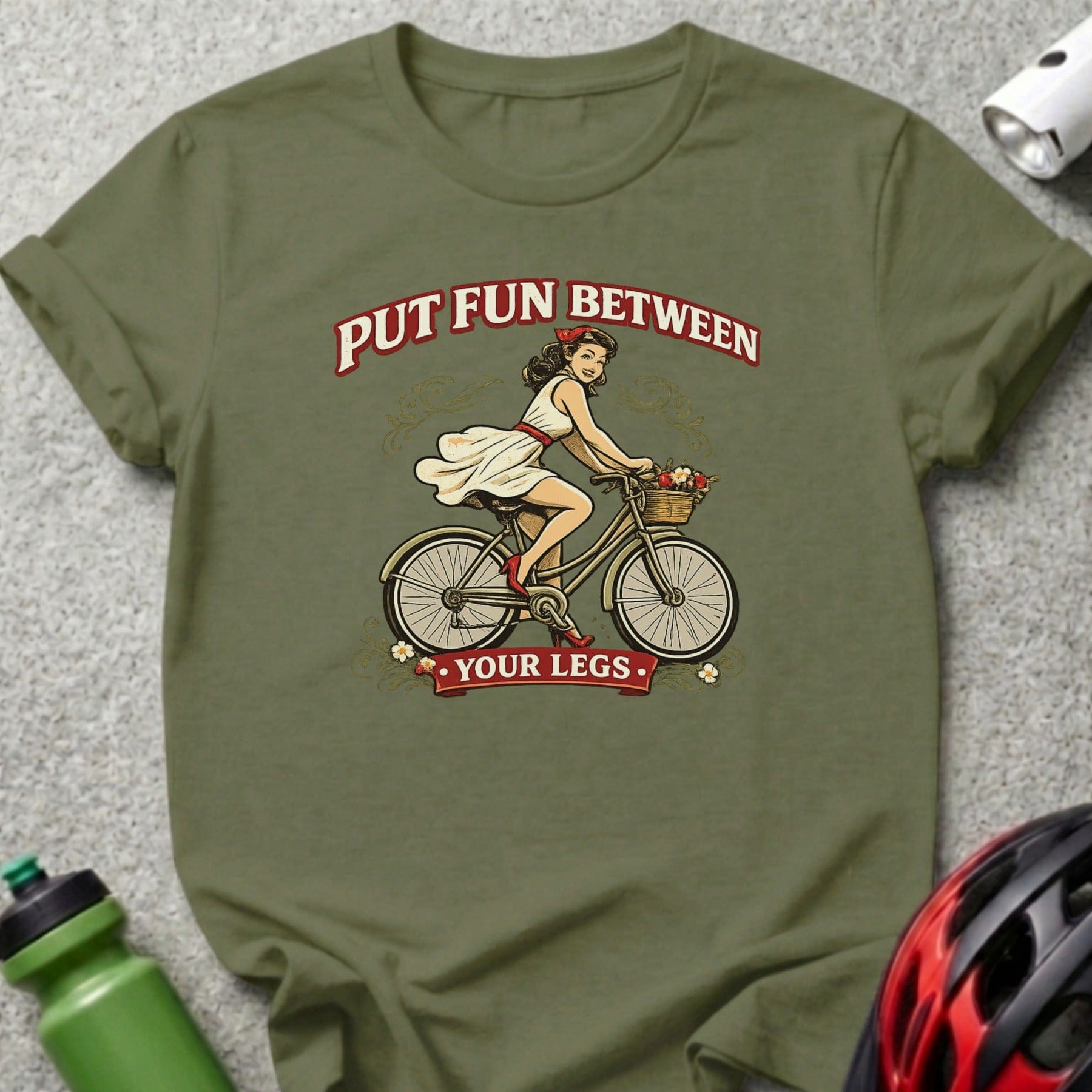 Put Fun Between Your Legs Bicycle T-shirt
