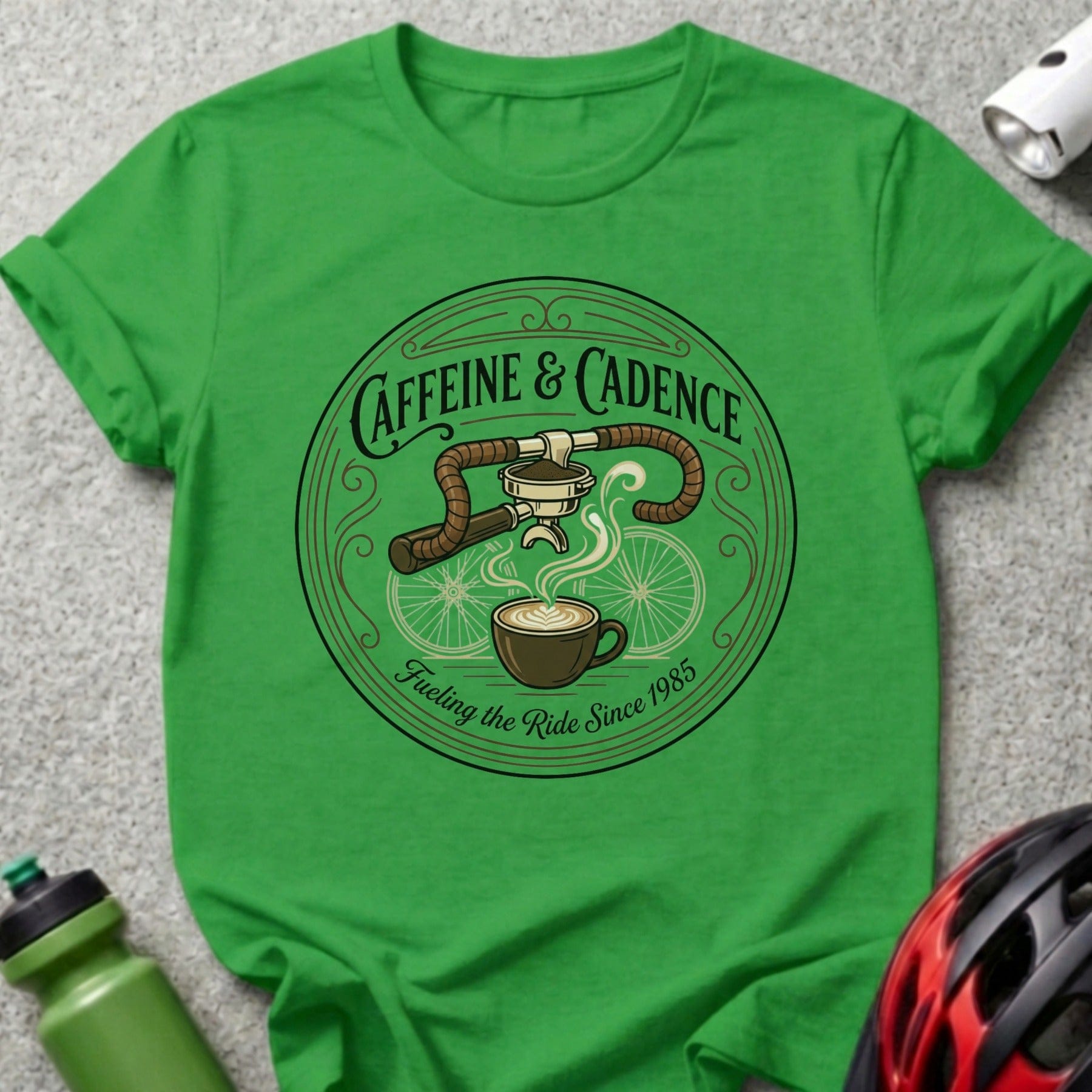 Caffeine & Cadence Fueling the Ride Since 1985 shirt