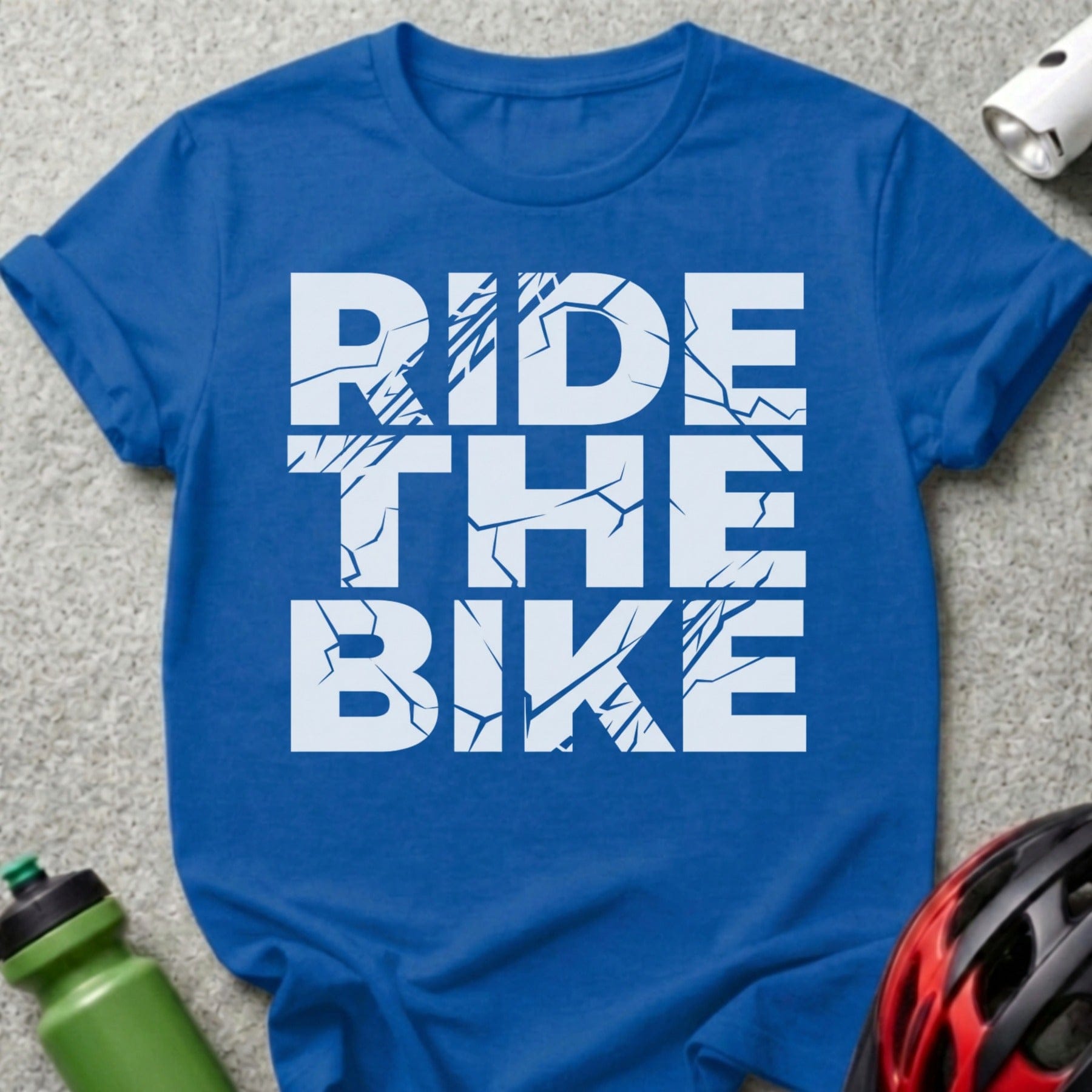 Ride The Bike Graphic Print T-shirt