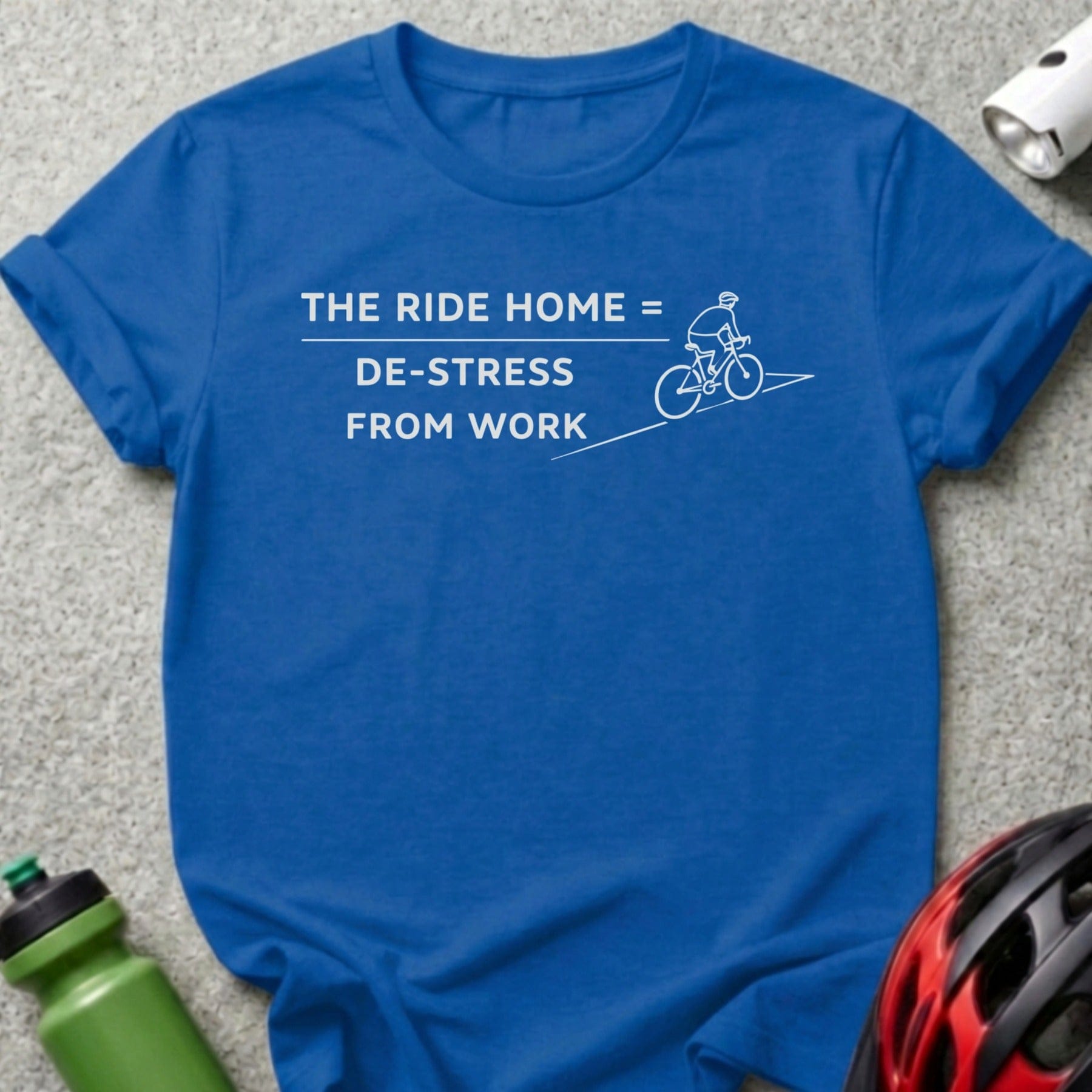 The Ride Home De-Stress From Work Cycling T-shirt