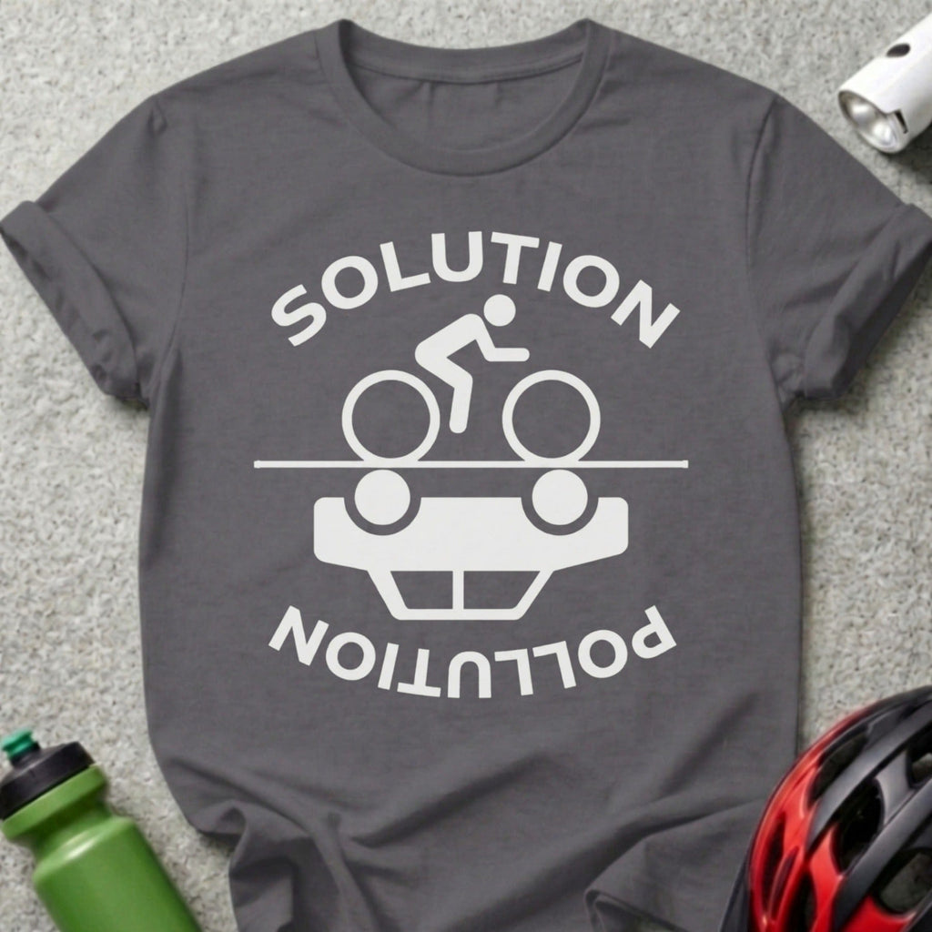 Solution Over Pollution Cycling Graphic Tee