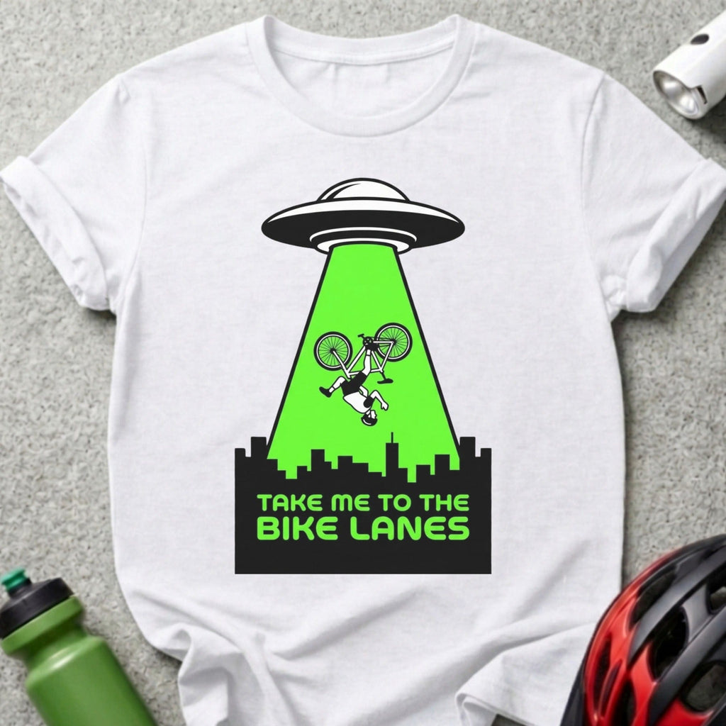 Take Me to the Bike Lanes Graphic T-Shirt