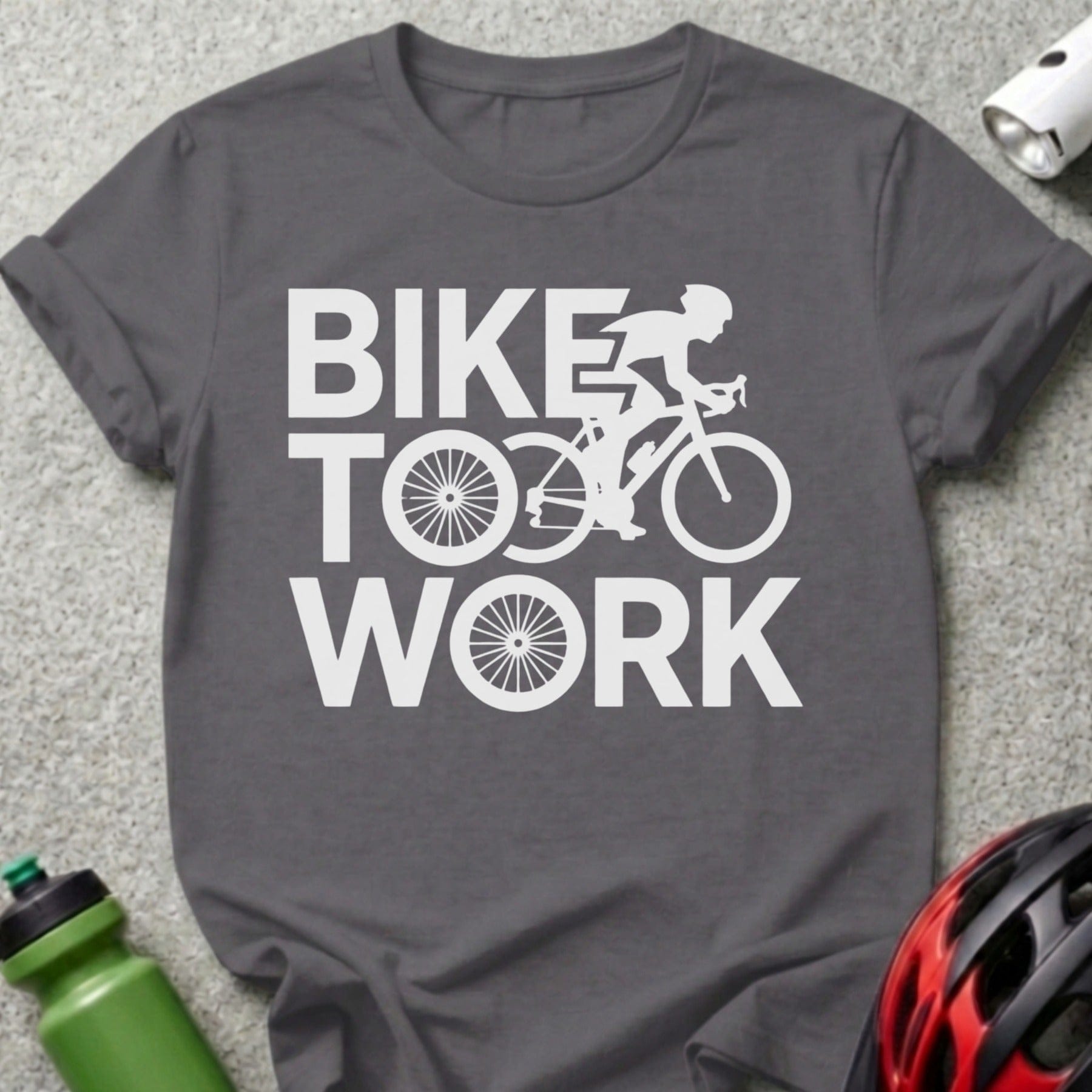 Bike to Work Motivational Graphic T-Shirt