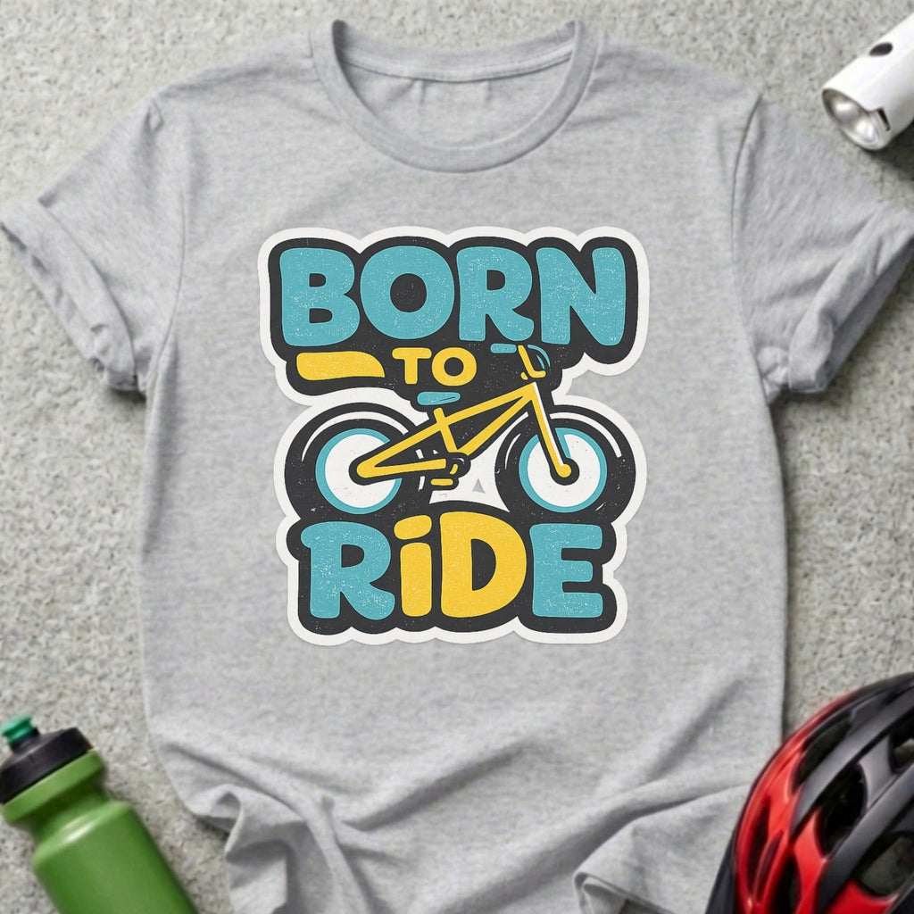 Born to Ride Bicycle Graphic T-Shirt
