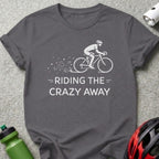 Riding the Crazy Away Cycling Graphic T-shirt