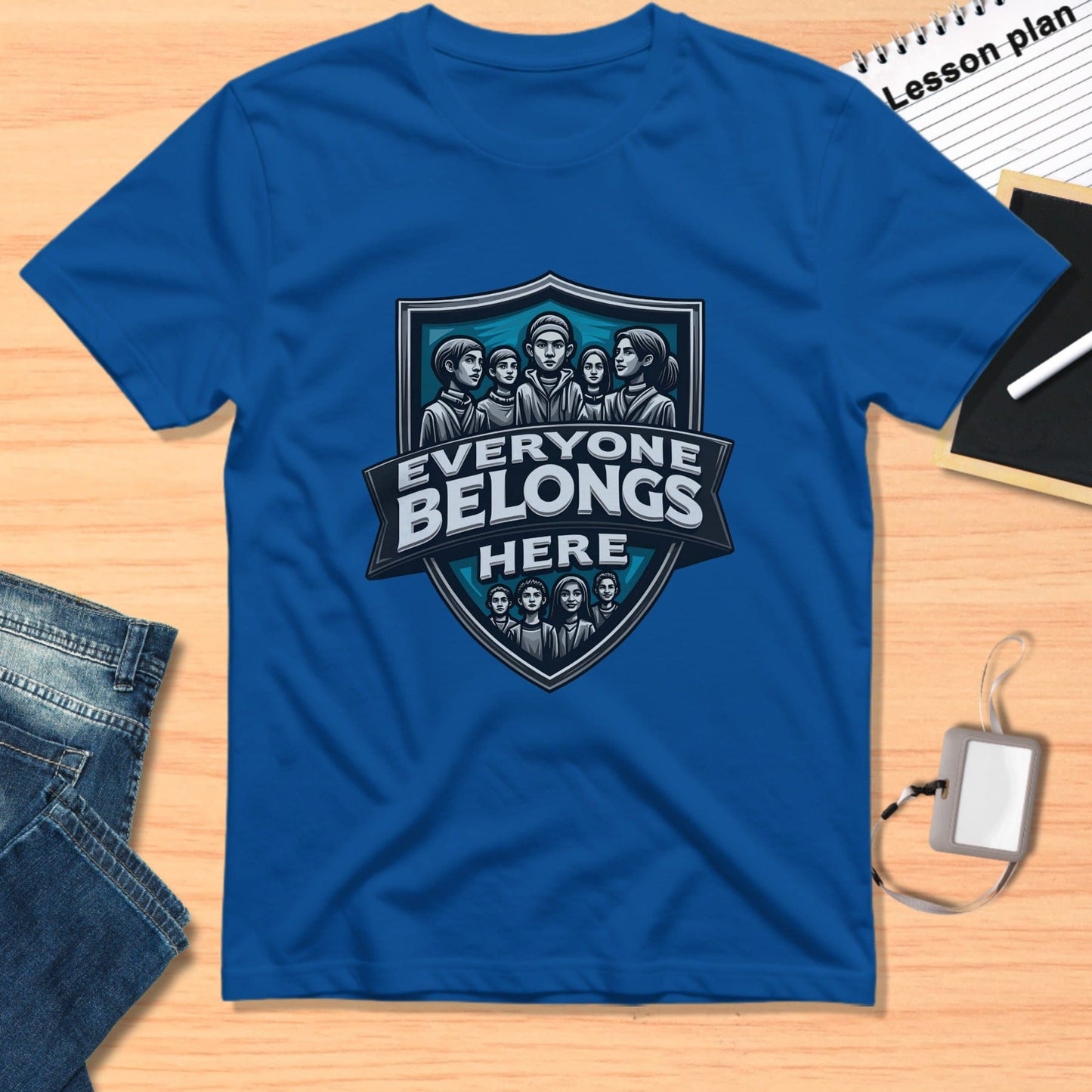Everyone Belongs Here Graphic Tee Shirt