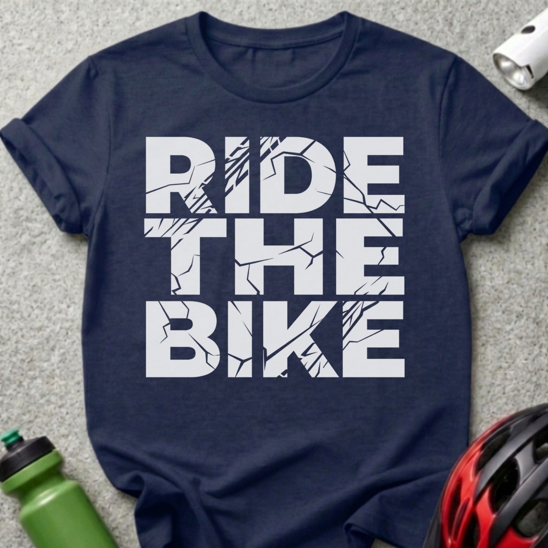 Ride The Bike Graphic Tee for Cycling Enthusiasts