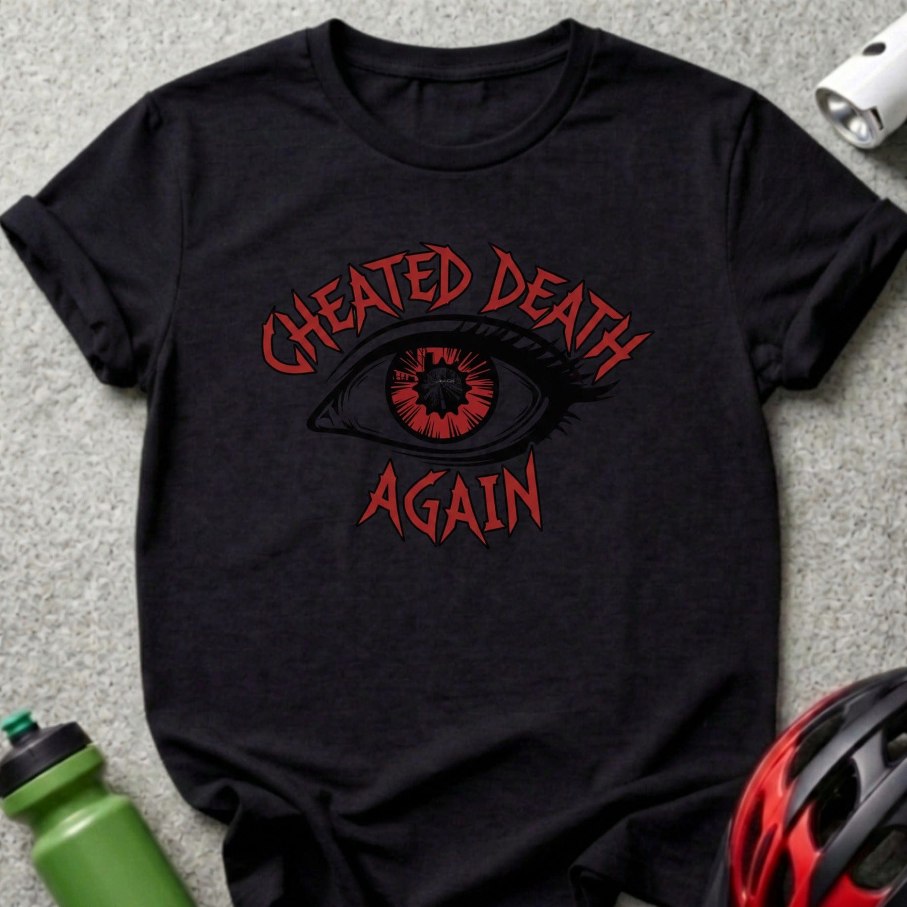 Cheated Death Again Eye Graphic T-shirt