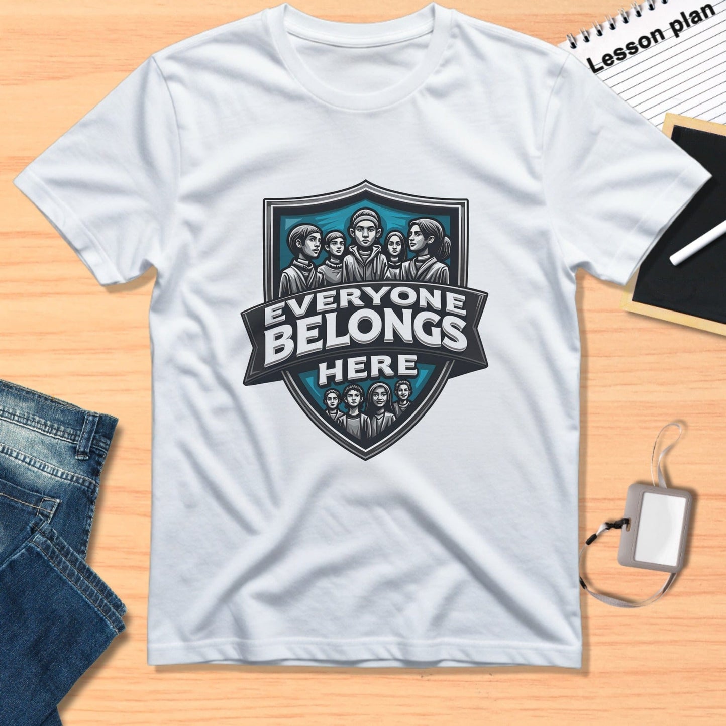 Everyone Belongs Here Graphic T-Shirt Product