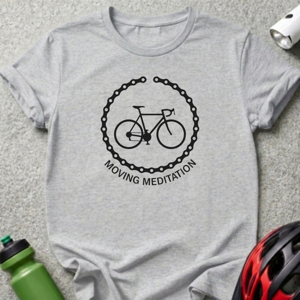 Moving Meditation Bicycle Graphic T-Shirt