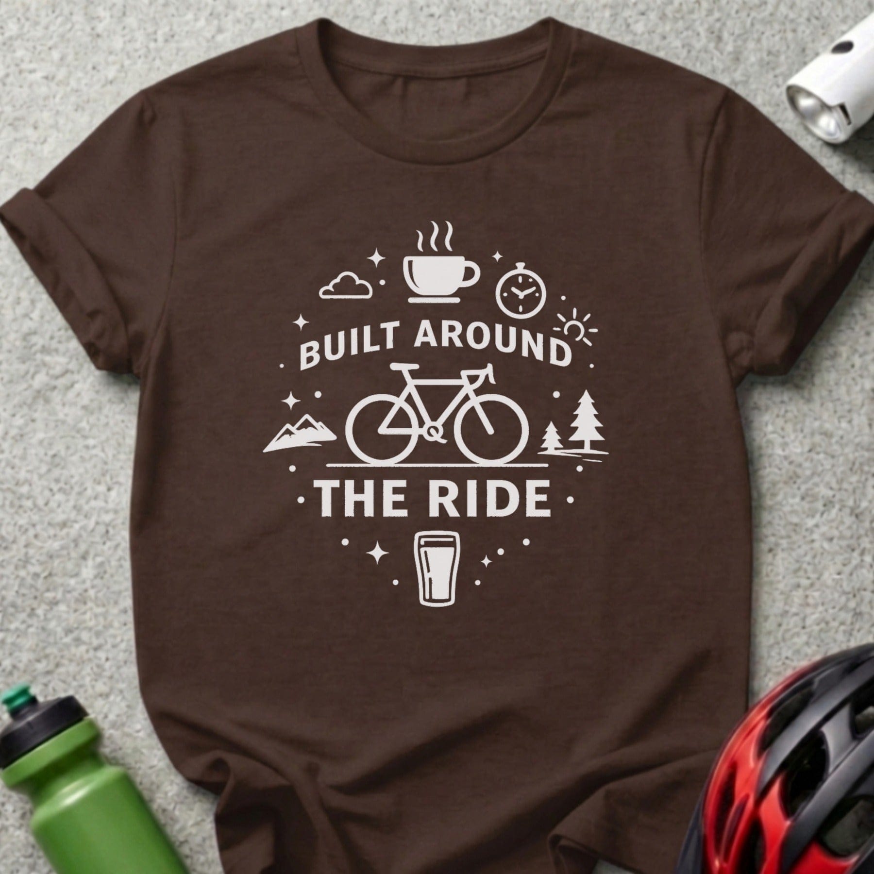 Built Around The Ride Graphic Bicycle T-shirt