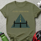 Stillness Through Motion Road Bicycle Handlebar T-shirt