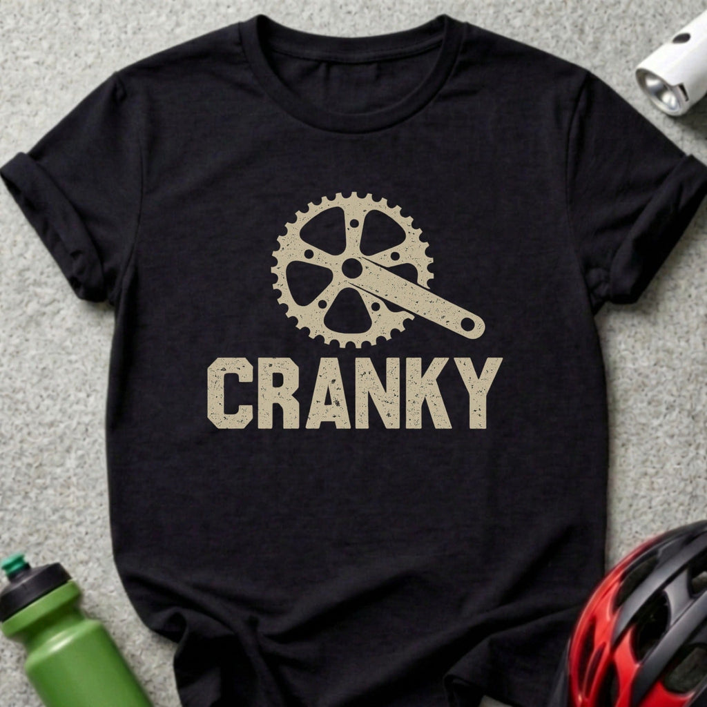 Cranky Gear Graphic Shirt Funny Cycling Apparel
