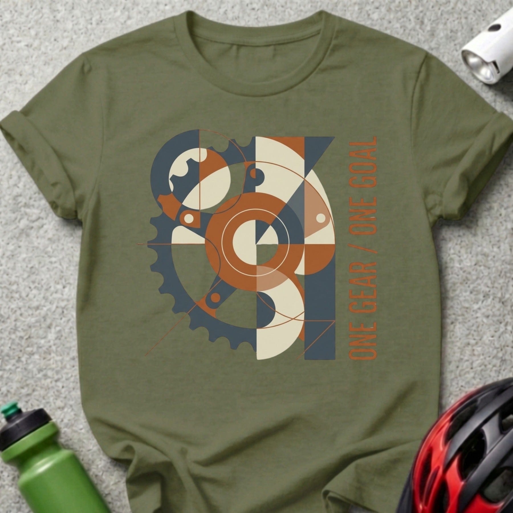 One Gear One Goal Graphic Print T-shirt
