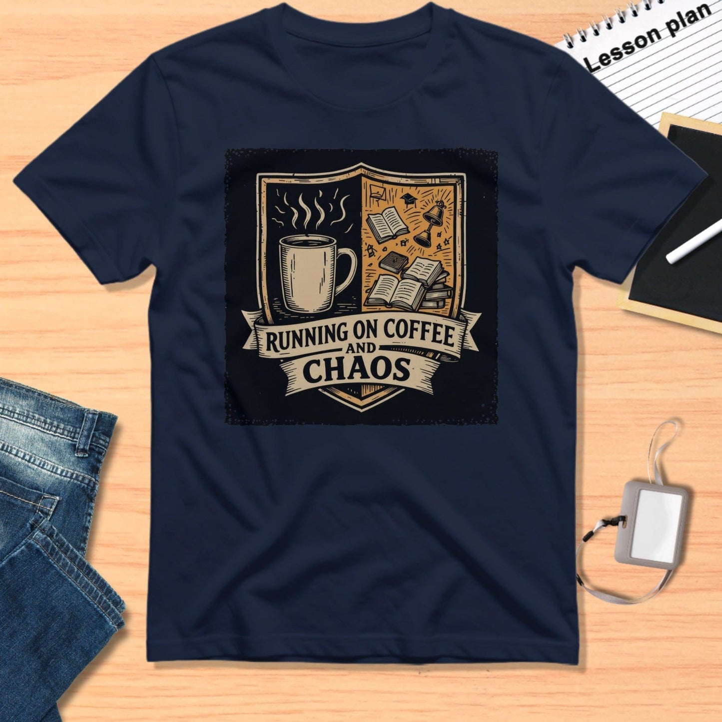 Running on Coffee and Chaos Graphic Tee