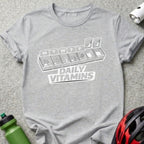 Daily Vitamins Graphic Biking Theme T-shirt Product