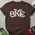 Unique Bicycle Graphic Design on Stylish Tee Shirt
