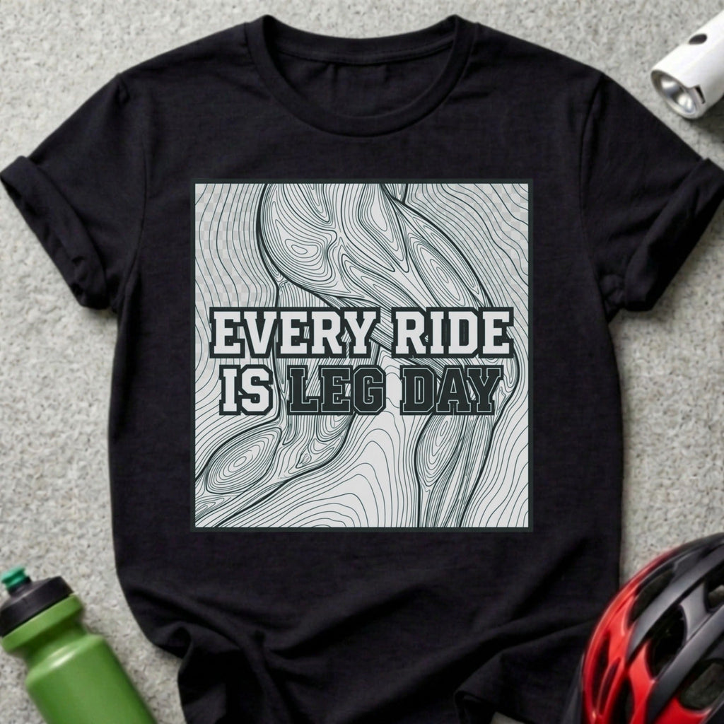 Every Ride is Leg Day Cycling Enthusiast Shirt